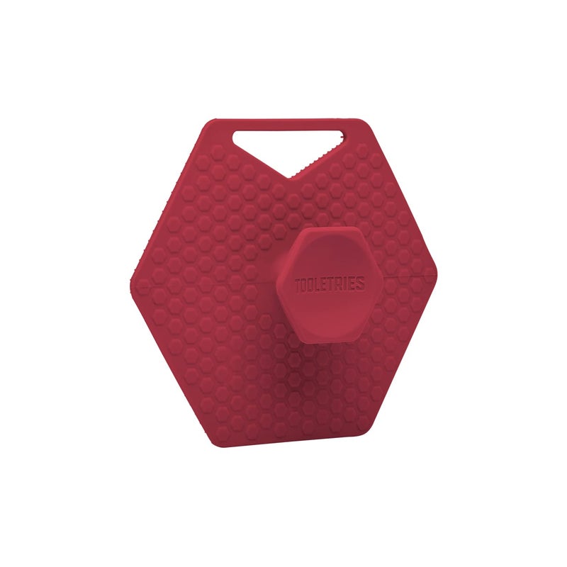 Tooletries - Body Scrubber - Silicone Exfoliating Scrubber - Bathroom & Shower Accessories for Men  Travel Essentials for Men - Durable & Long Lasting Body Wash Scrubber for Men - Burgundy - Image 4